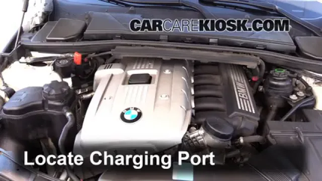 2006 BMW 325i 3.0L 6 Cyl. Climatisation Ajouter du réfrigérant
